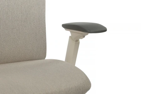 Эргономичные кресла - Кресло Gemini EGE-002AW Белый пластик/Светло-бежевый