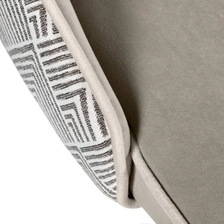 Купить Стул полубарный Dave латте с жаккардом, с поворотным механизмом по выгодной цене для кафе, ресторанов и кухни