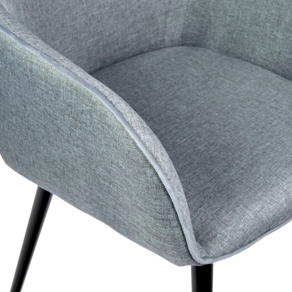 Купить Стул Frida серо-синяя рогожка по низкой цене