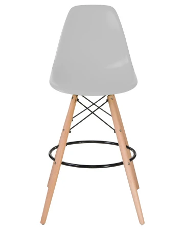 Купить Набор 2 шт Стул барный DOBRIN DSW BAR, ножки светлый бук, цвет сиденья светло-серый (GR-01) в интернет-магазине КупиКресла.ру