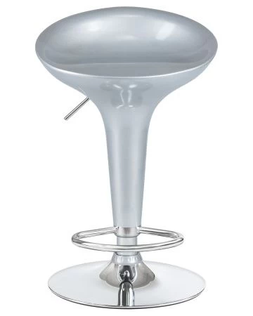 Стул барный BOMBA (серебряный металлик)