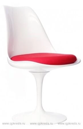 Стул TULIP (Тулип) бело-красный