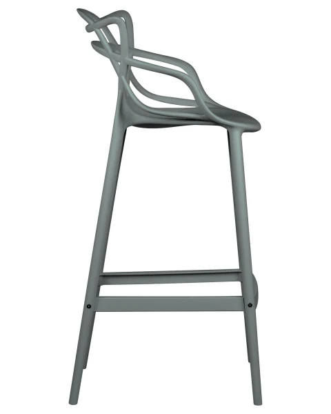 Купить Набор 4 шт Стул барный DOBRIN MASTERS BAR, тёмно-серый (GR-04) по низкой цене