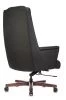 Кресла руководителя - Кресло руководителя Бюрократ _DUKE черный кожа крестовина металл/дерево