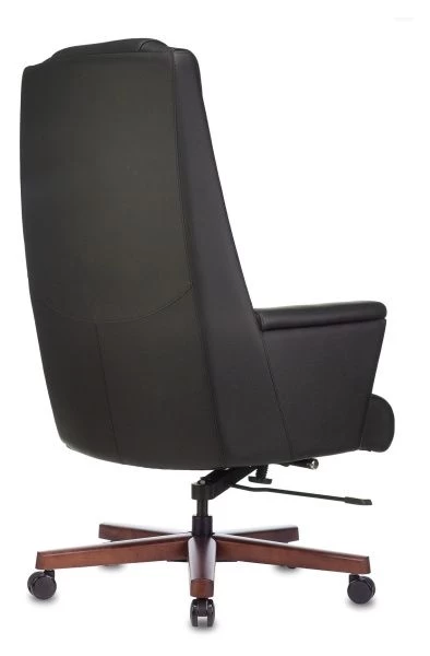 Кресло руководителя Бюрократ _DUKE черный кожа крестовина металл/дерево | Купить в КупиКресла.ру