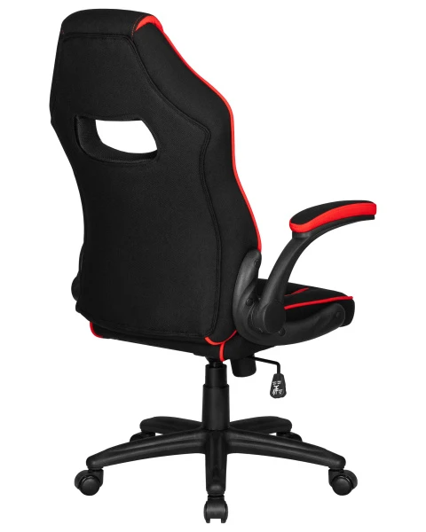 Кресло игровое DOBRIN RICK, черно-красная ткань | Купить в КупиКресла.ру
