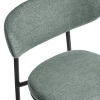 Купить Стул Lucas 2 шалфей шенилл с чёрными ножками по низкой цене