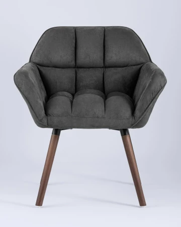 Купить Кресло Брайан темно-серое по низкой цене