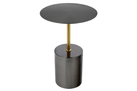 Кофейный столик Solid диам.40см x 58см, чёрный, металл