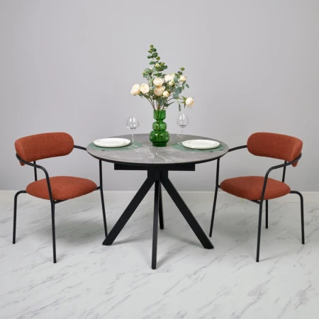 Купить Стул Ant букле терракотовый по низкой цене