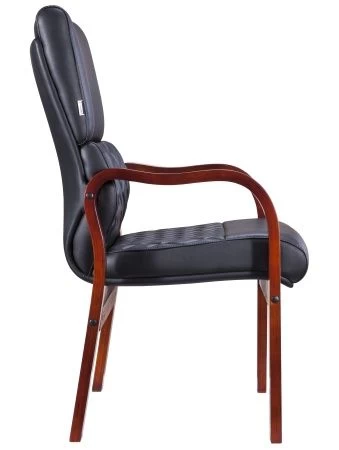 Кресло Everprof President Wood CF Экокожа Черный