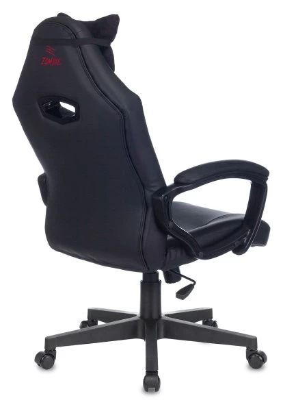 Кресло игровое Zombie HERO CYBERZONE черный/желтый искусственная кожа с подголов. крестовина пластик