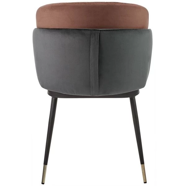 Купить Стул Peki тёмно-серый, терракотовый по низкой цене