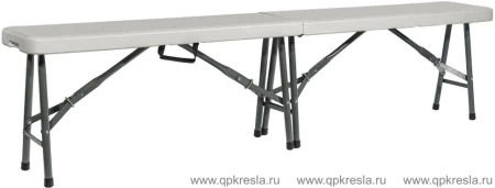 Скамейка складная Кейт 180 Пластик Белый