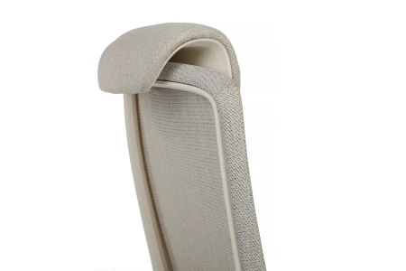 Эргономичные кресла - Кресло Gemini EGE-002AW Белый пластик/Светло-бежевый