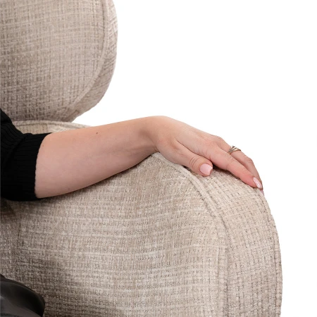 Купить Кресло KING кремовый, шенилл по низкой цене