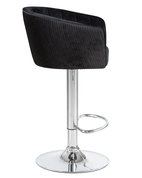 Стул барный DOBRIN DARCY, черный велюр (1922-21) для кафе, ресторанов и кухни