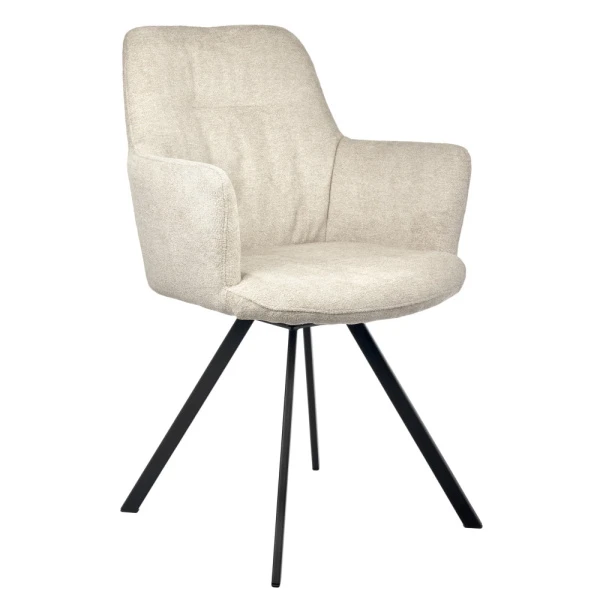 Купить Комплект из 2-х стульев Grant латте шенилл на поворотном механизме по низкой цене