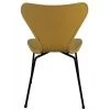 Купить Стул Seven горчичный с чёрными ножками по низкой цене