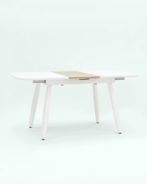 Купить Стол обеденный Чикаго раскладной 120-160*90 белый по низкой цене