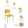 Купить Стул Spot горчичный по низкой цене