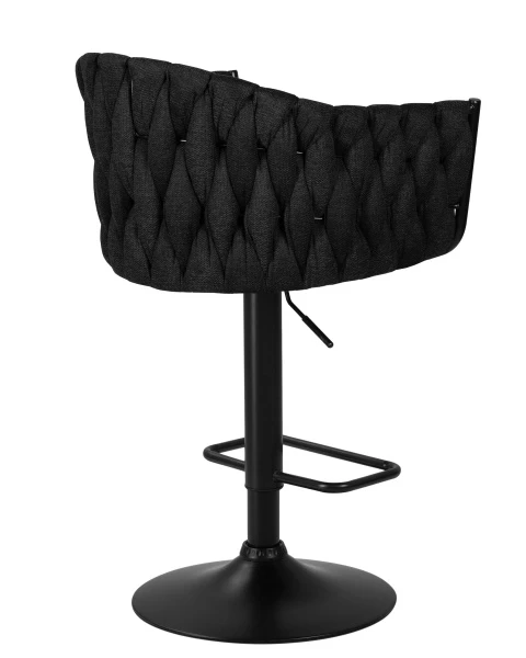 Стул барный DOBRIN LEON, черная ткань (LAR-275-50) для кафе, ресторанов и кухни