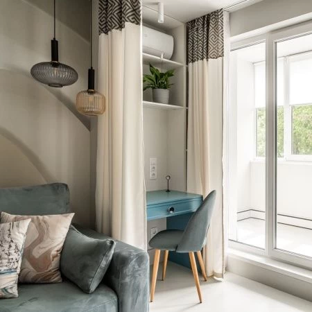 Купить Стул Cleo сине-серый по низкой цене