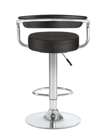 Барный стул ANGEL Экокожа черный