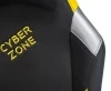 Кресла для геймеров - Кресло игровое Zombie HERO CYBERZONE PRO черный/желтый искусственная кожа с подголов. крестовина пластик