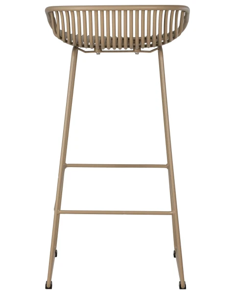 Стул барный DOBRIN FRANK, бежевый для кафе, ресторанов и кухни