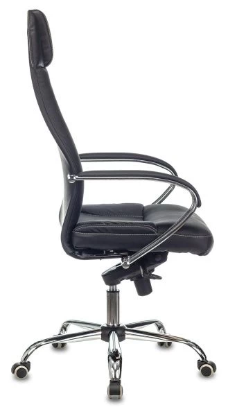 Кресло руководителя Бюрократ CH-609SL/ECO черный эко.кожа крестовина металл хром