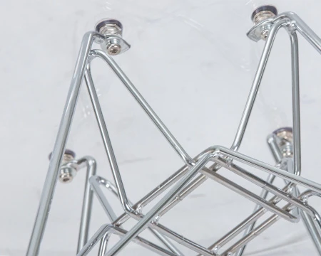 Купить Набор 4 шт Стул обеденный DOBRIN DSR CASPER, ножки хром, цвет прозрачный в интернет-магазине КупиКресла.ру