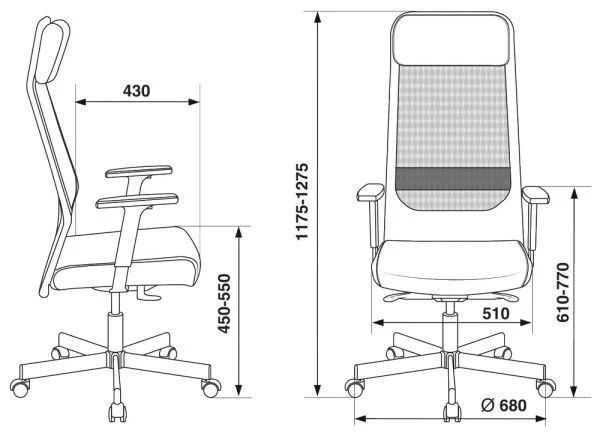 Кресло руководителя Бюрократ T-995 черный TW-01 эко.кожа/сетка с подголов. крестовина металл черный | Купить в КупиКресла.ру