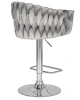 Купить Набор 2 шт Стул барный DOBRIN MARCEL, серый велюр (MJ9-75) в интернет-магазине КупиКресла.ру