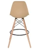 Купить Набор 2 шт Стул барный DOBRIN DSW BAR, ножки светлый бук, цвет сиденья бежевый (GR-03) в интернет-магазине КупиКресла.ру