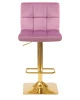 Купить Набор 2 шт Стул барный DOBRIN GOLDIE, пудрово-сиреневый велюр (MJ9-52) в интернет-магазине КупиКресла.ру