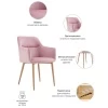 Купить Стул Rome пудровый в интернет-магазине КупиКресла.ру