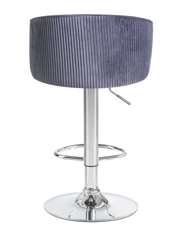 Купить Стул барный DOBRIN DARCY, серый велюр (1922-19) по выгодной цене для кафе, ресторанов и кухни