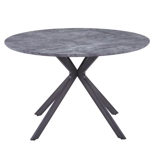 Купить Стол Ralf диам.120см, серая лава, антик по низкой цене