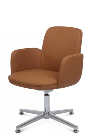 Конференц кресла - Кресло Charm-ST C2512 Светло-коричневый