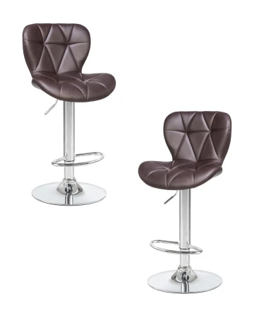 Набор 2 шт Стул барный DOBRIN BARNY, коричневый