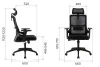 Эргономичные кресла - Кресло Everprof EP-530 Black (EP-530 Блэк) Сетка Черный