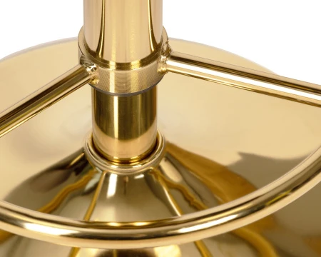 Купить Табурет барный DOBRIN BRUNO GOLD, пудрово-розовый велюр (MJ9-32) по выгодной цене для кафе, ресторанов и кухни