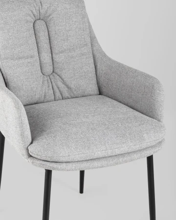 Купить Кресло Саманта рогожка светло-серый по низкой цене