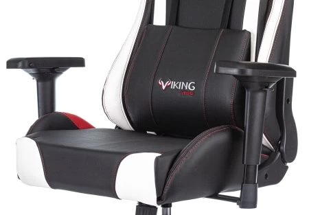Кресла для геймеров - Кресло игровое Zombie VIKING TANK черный/красный/белый искусственная кожа с подголов. крестовина металл