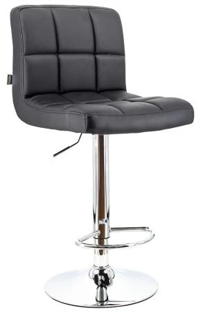 Купить Барный стул Барный стул Everprof Asti Экокожа Черный по выгодной цене для кафе, ресторанов и кухни