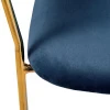 Купить Комплект из 4-х стульев Turin синий, золотые ножки в интернет-магазине КупиКресла.ру