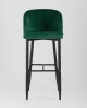 Купить Стул барный Оскар велюр изумрудный по выгодной цене для кафе, ресторанов и кухни