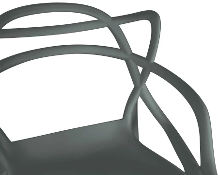 Купить Стул барный DOBRIN MASTERS BAR, тёмно-серый (GR-04) по выгодной цене для кафе, ресторанов и кухни