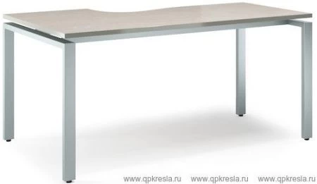 Стол эргономичный на металлокаркасе V-1.6.1М левый